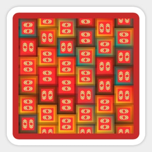 Colorful tiles Sticker